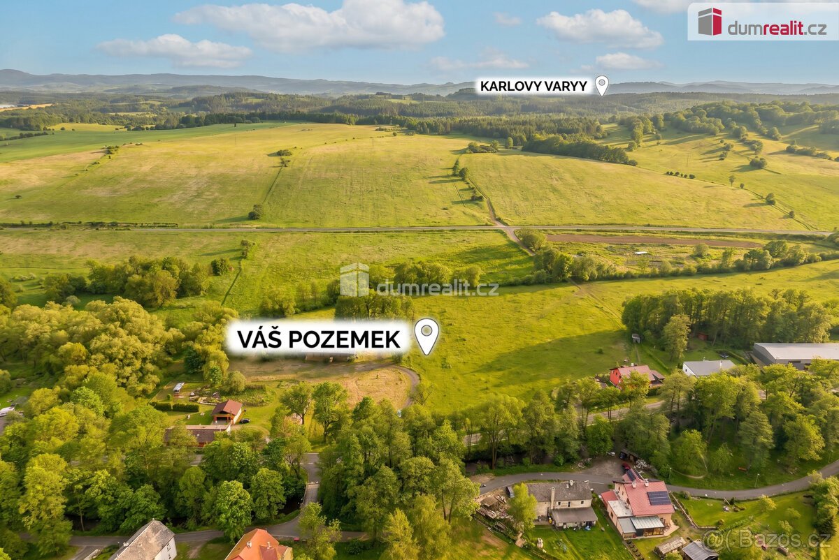 prodej stavebního pozemku, Bystřice u Hroznětína