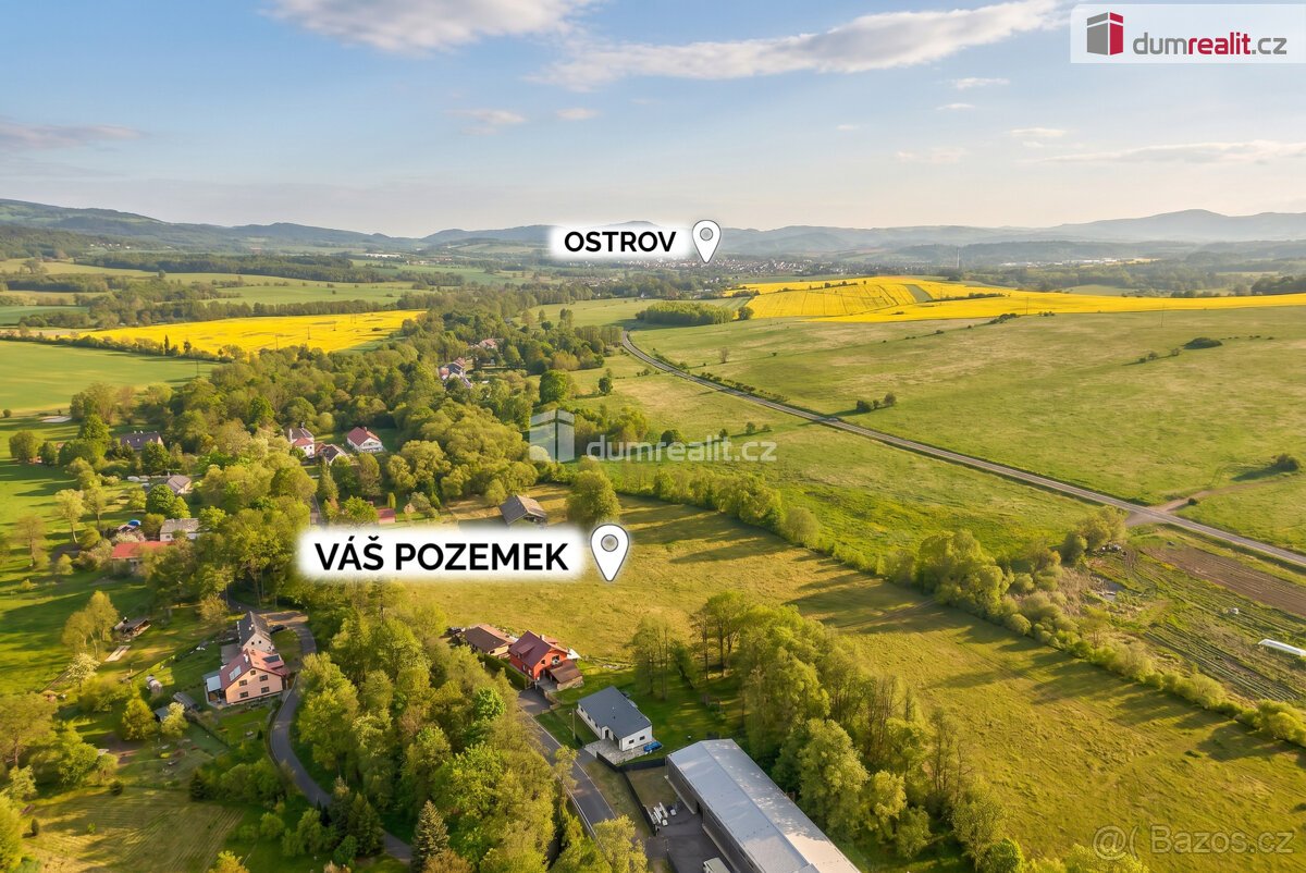 prodej stavebního pozemku, Bystřice u Hroznětína