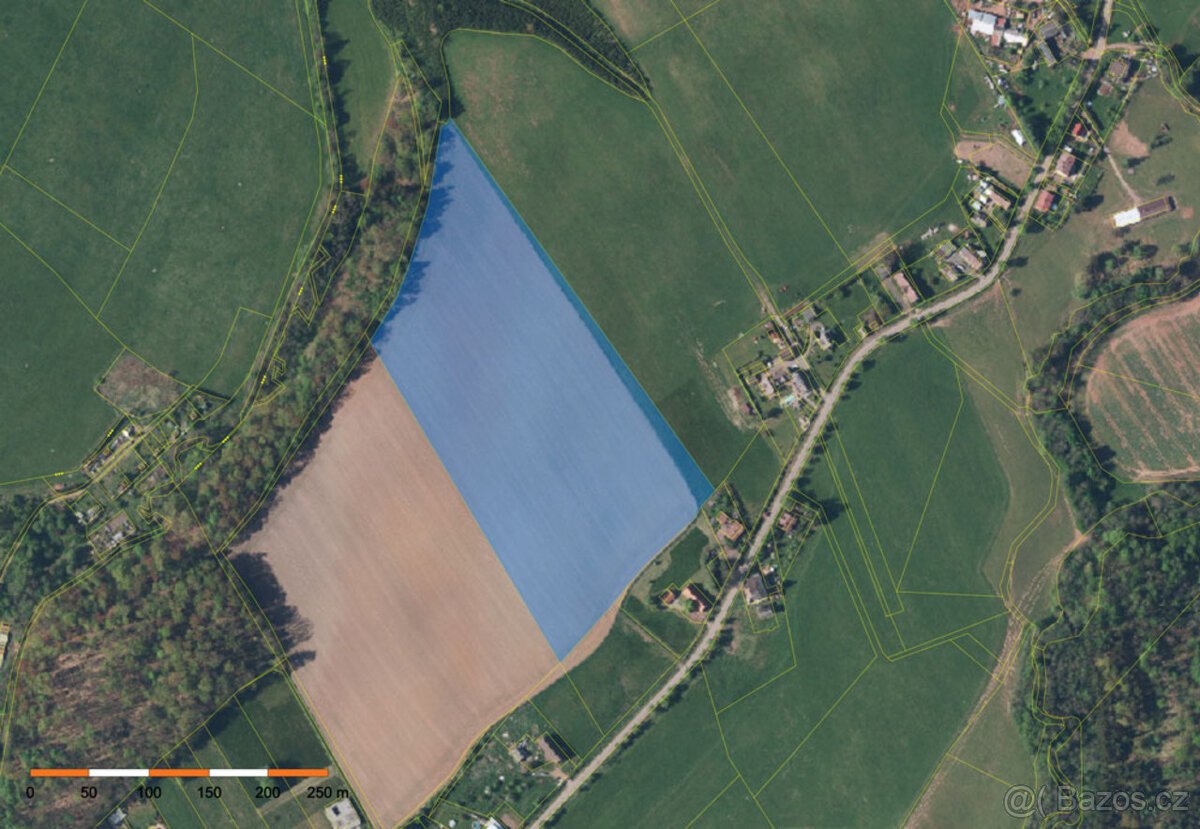 Soubor zemědělských pozemků 33ha u Broumova