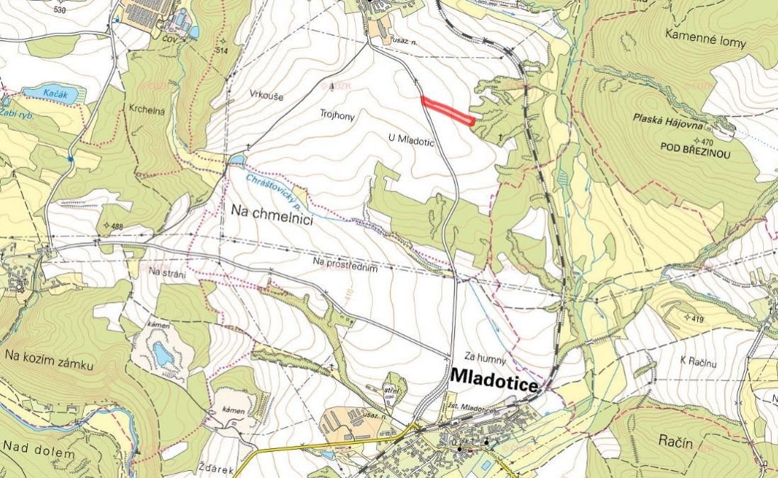 Zemědělská půda, prodej, Chrášťovice, Mladotice, Plzeň sever