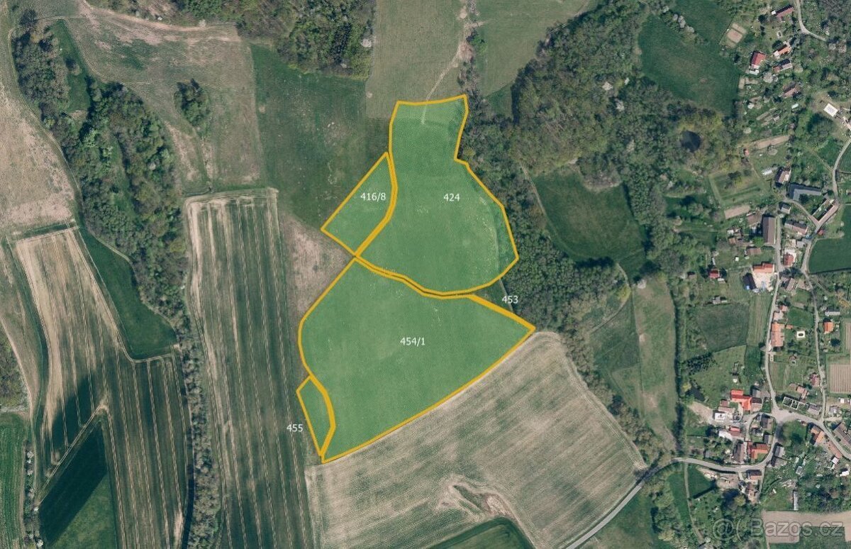 Zemědělská půda, prodej, Horní Chobolice, Liběšice, Litoměři