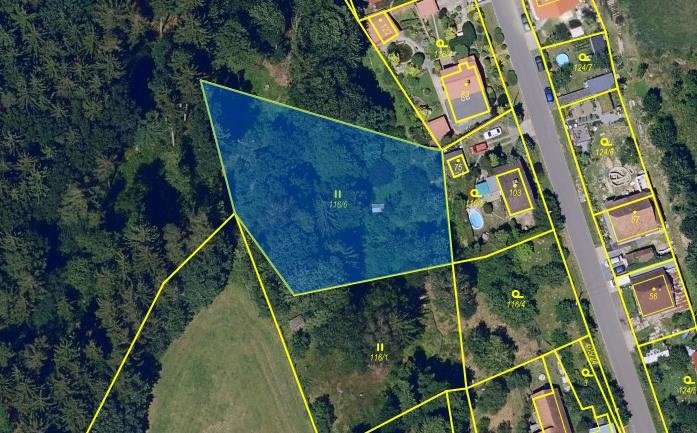 Pozemek obec Smrček u Žumberku - 2.124 m2