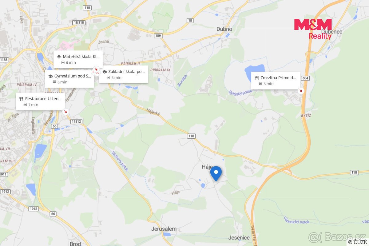 Prodej pozemku, 952 m², Háje