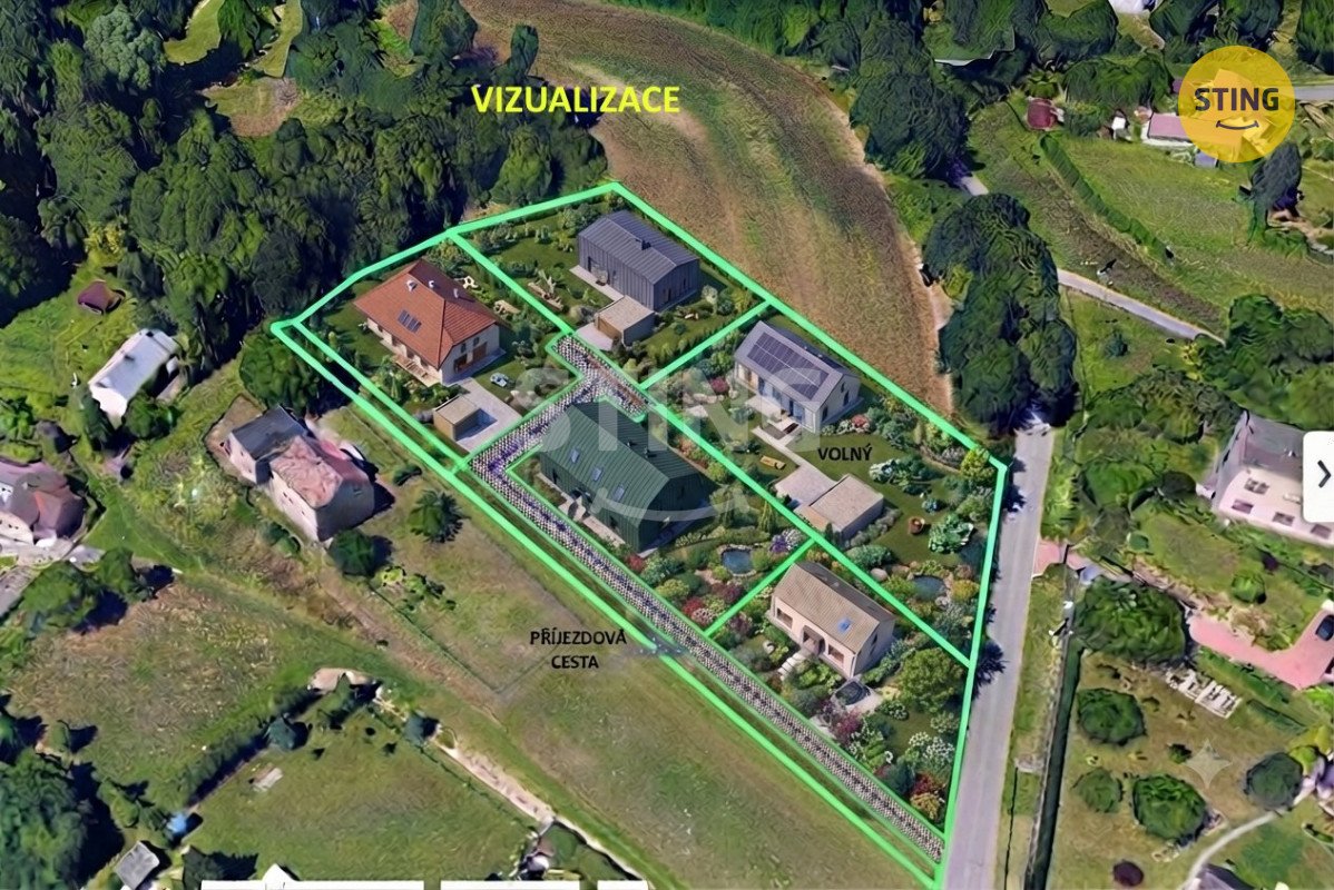 Prodej stavebního pozemku o výměře 1099 m2, obec Boh, 136254