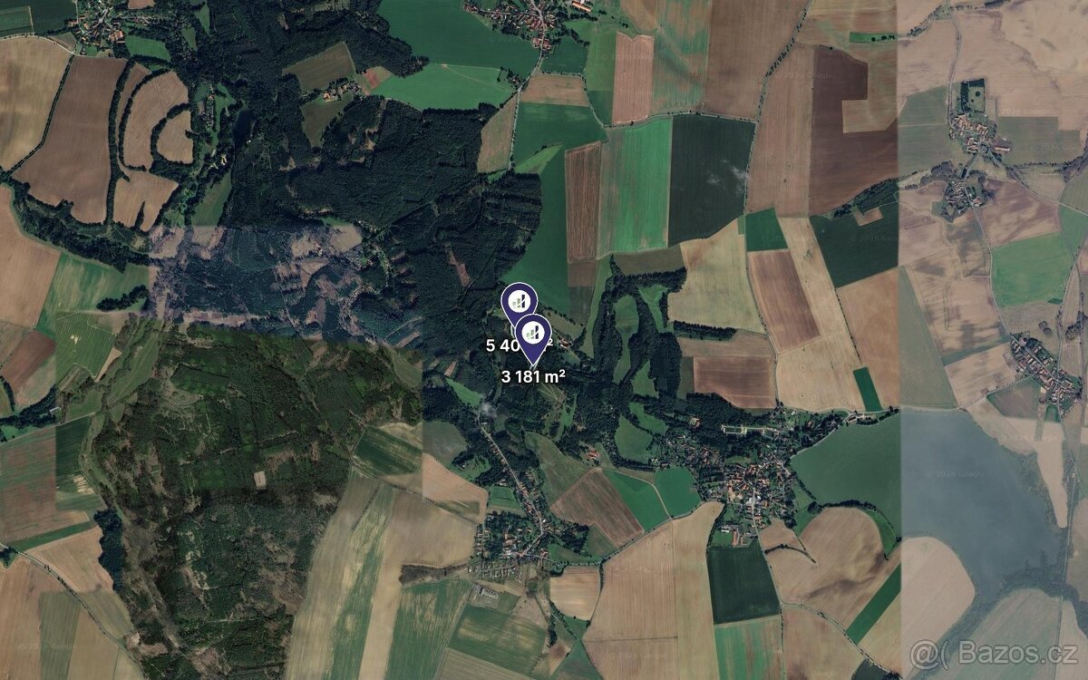 Prodej podílu 1/2 pole 4 291 m², Zásmuky