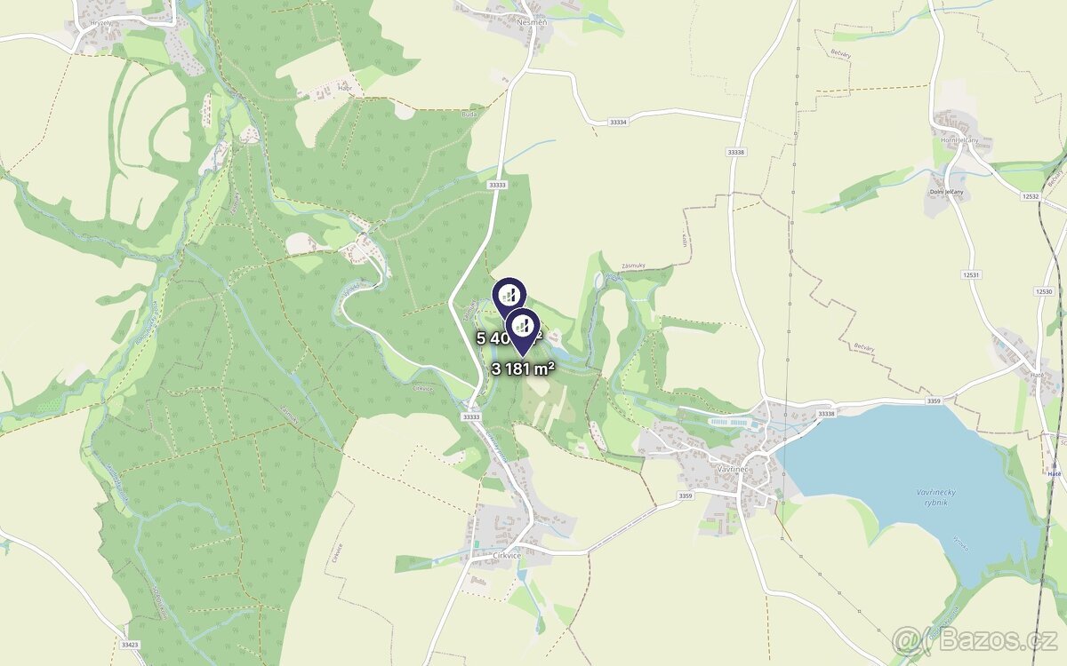 Prodej podílu 1/2 pole 4 291 m², Zásmuky