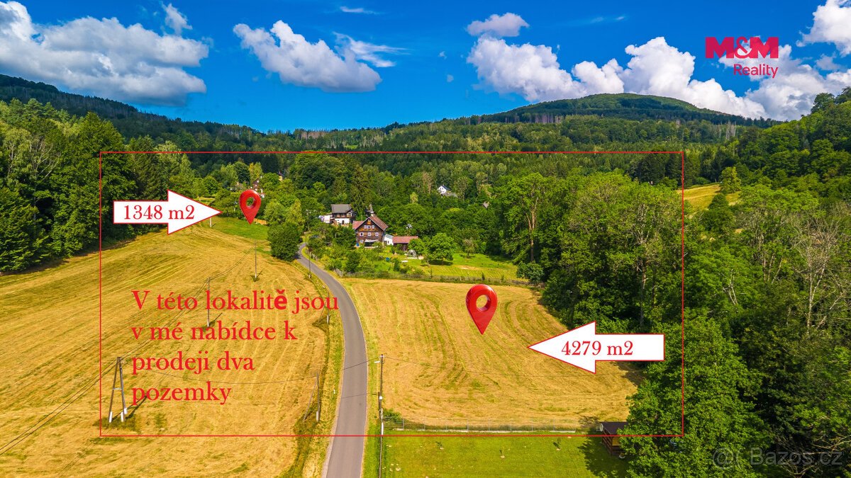 Prodej pozemku k bydlení, 1348 m², Rousínov