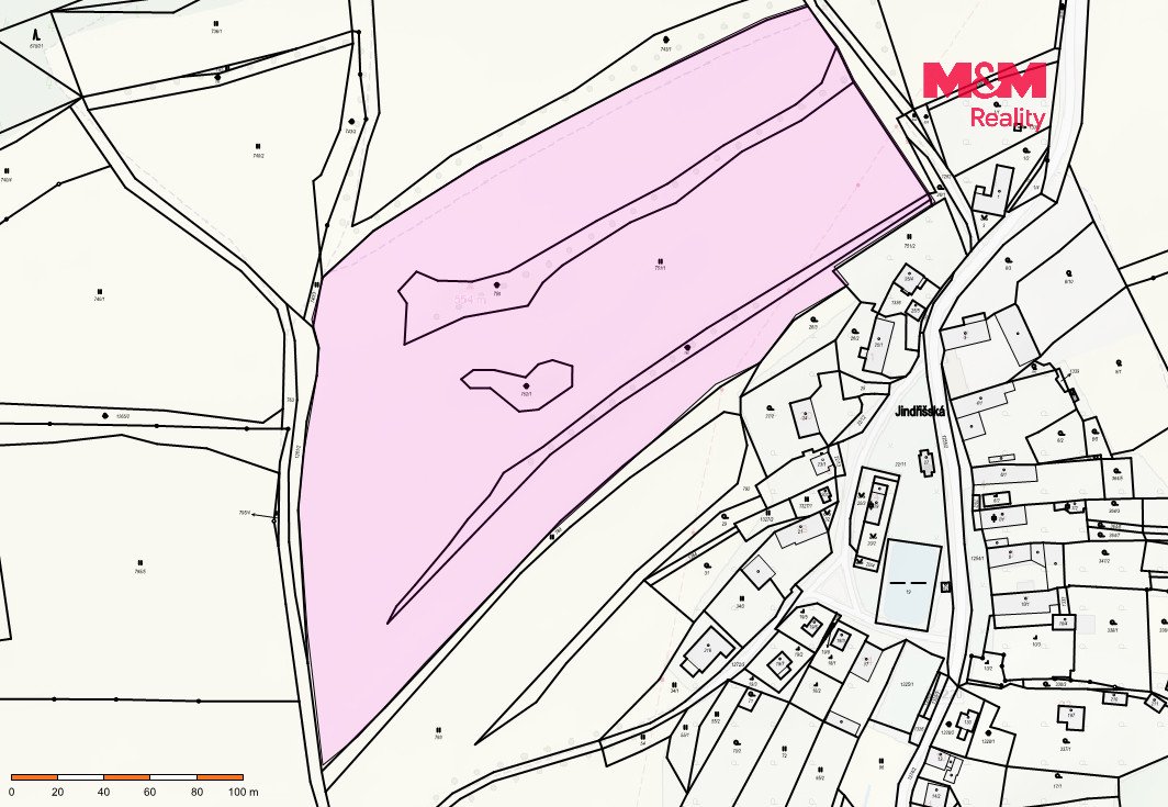 Prodej louky, 41016 m², Jindřišská