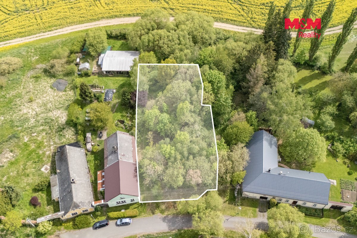 Prodej pozemku k bydlení, 1458 m², Bor
