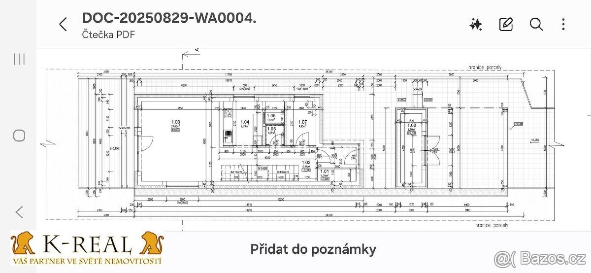 Prodej stavební pozemek 814 m2 Sentice, Brno - venkov