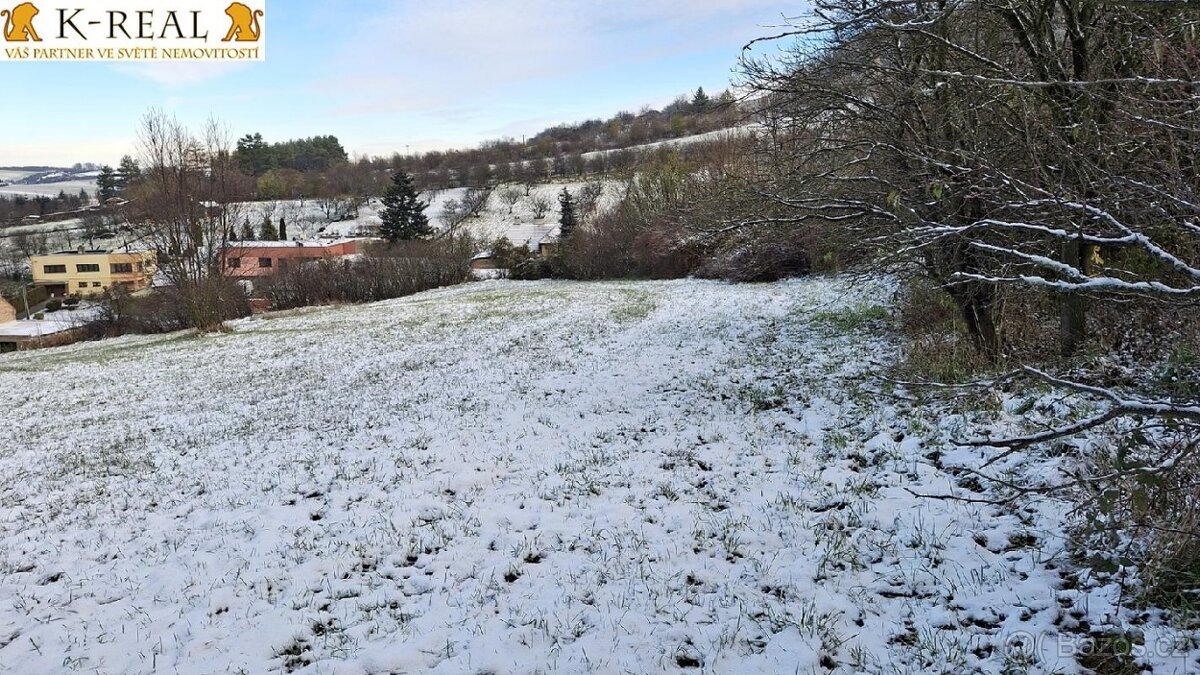 Prodej stavební pozemek 3613 m2 Koryčany, okr. Kroměříž