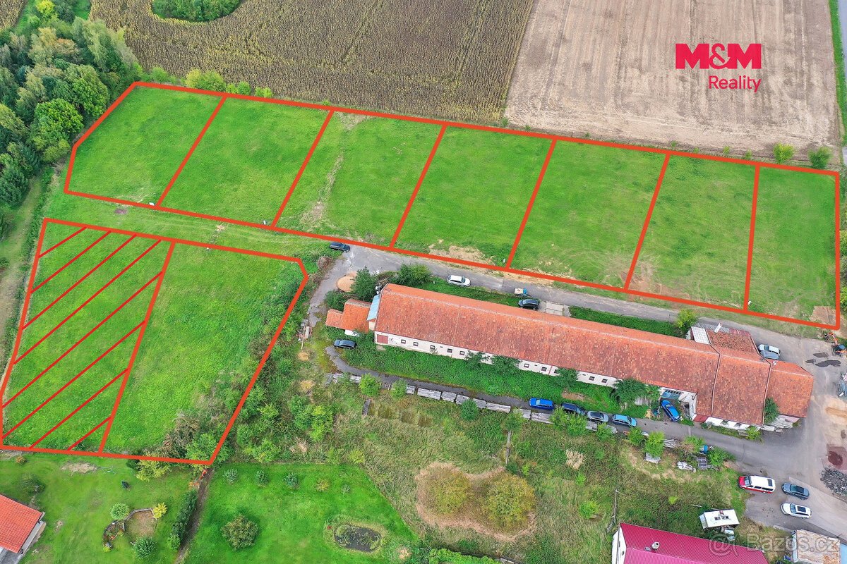 Prodej pozemku k bydlení, 1211 m², Ostružno
