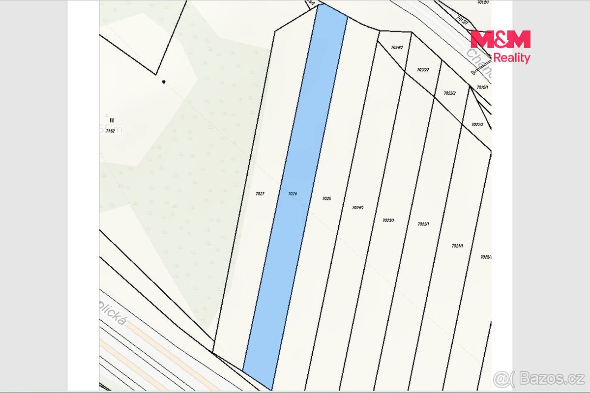 Prodej pole, 2383 m², Most, ul. Teplická