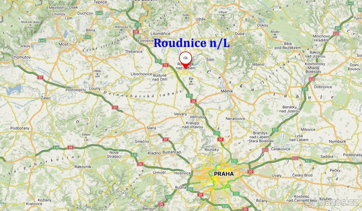 Prodej PRŮMYSLOVÉHO pozemku 42937 m², Roudnice n/L