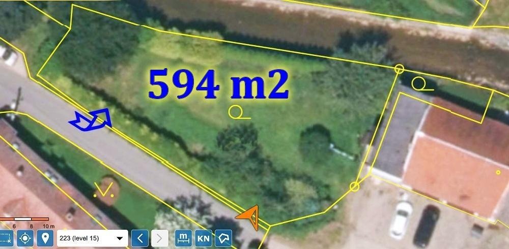 Prodej pozemku 594 m2 na RD se staveb. povolením P10 Benice