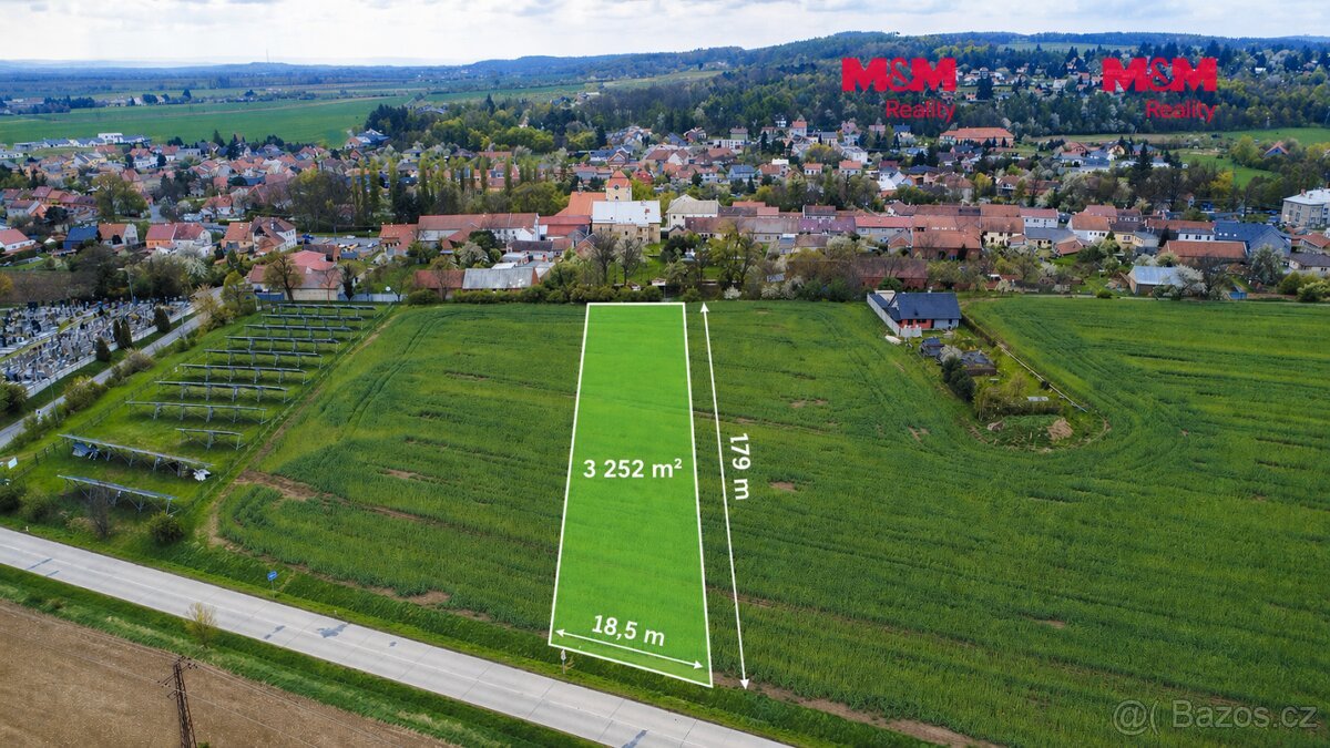 Prodej pozemku k bydlení, 3252 m², Mostkovice
