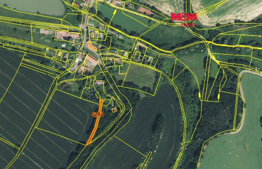 Prodej louky, 734 m², Snědovice-Mošnice