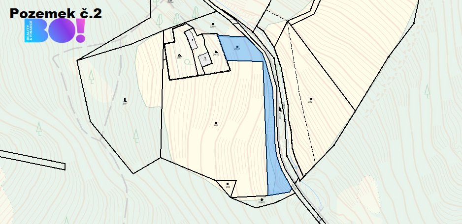 Prodej lesa 2 393 m², Staré Hamry