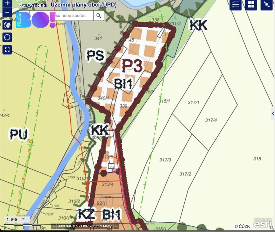 Prodej pozemku pro bydlení 3959 m², Skuhrov