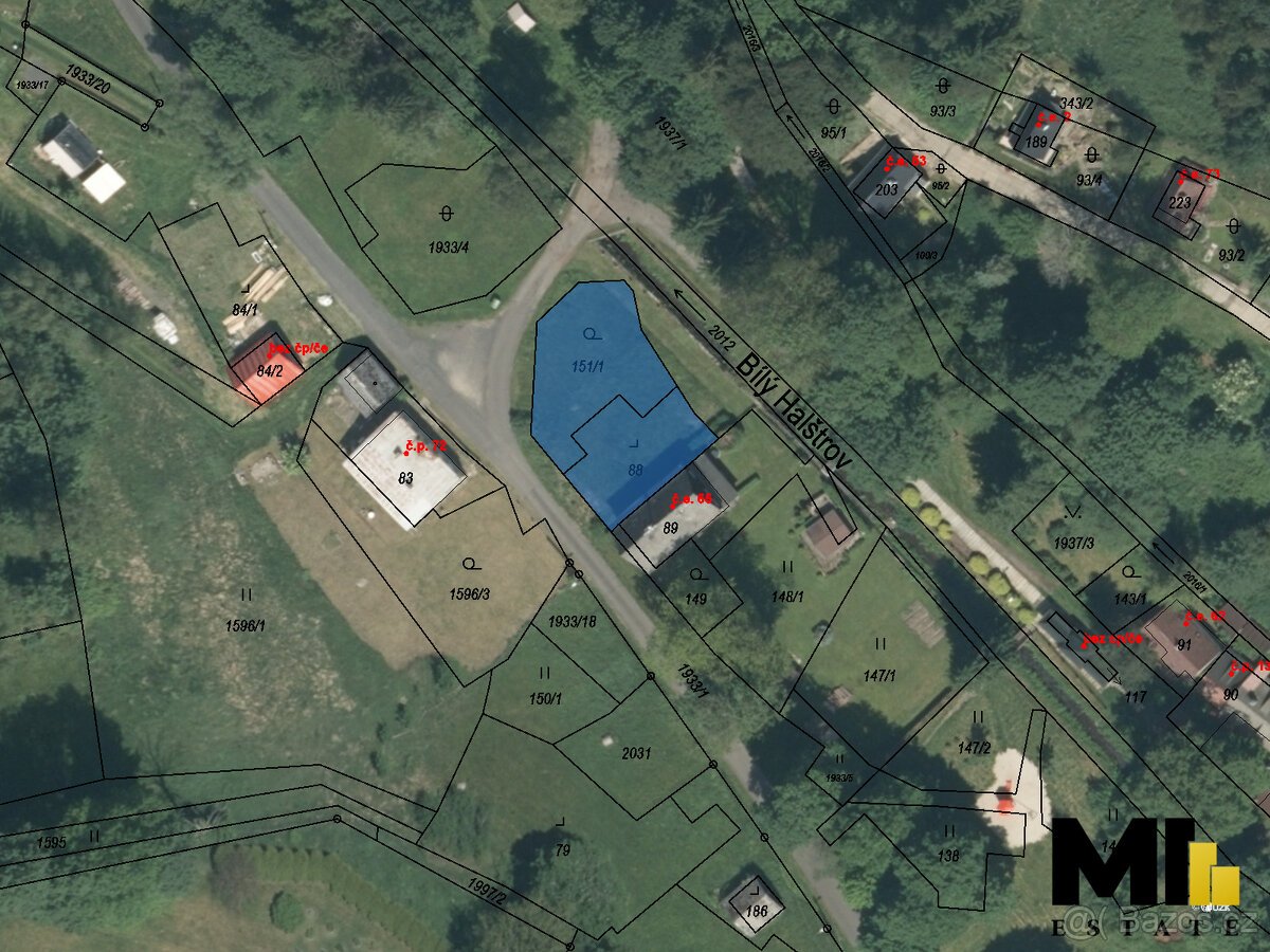Prodej stavebních pozemků v obci Dolní Paseka o celkové výmě