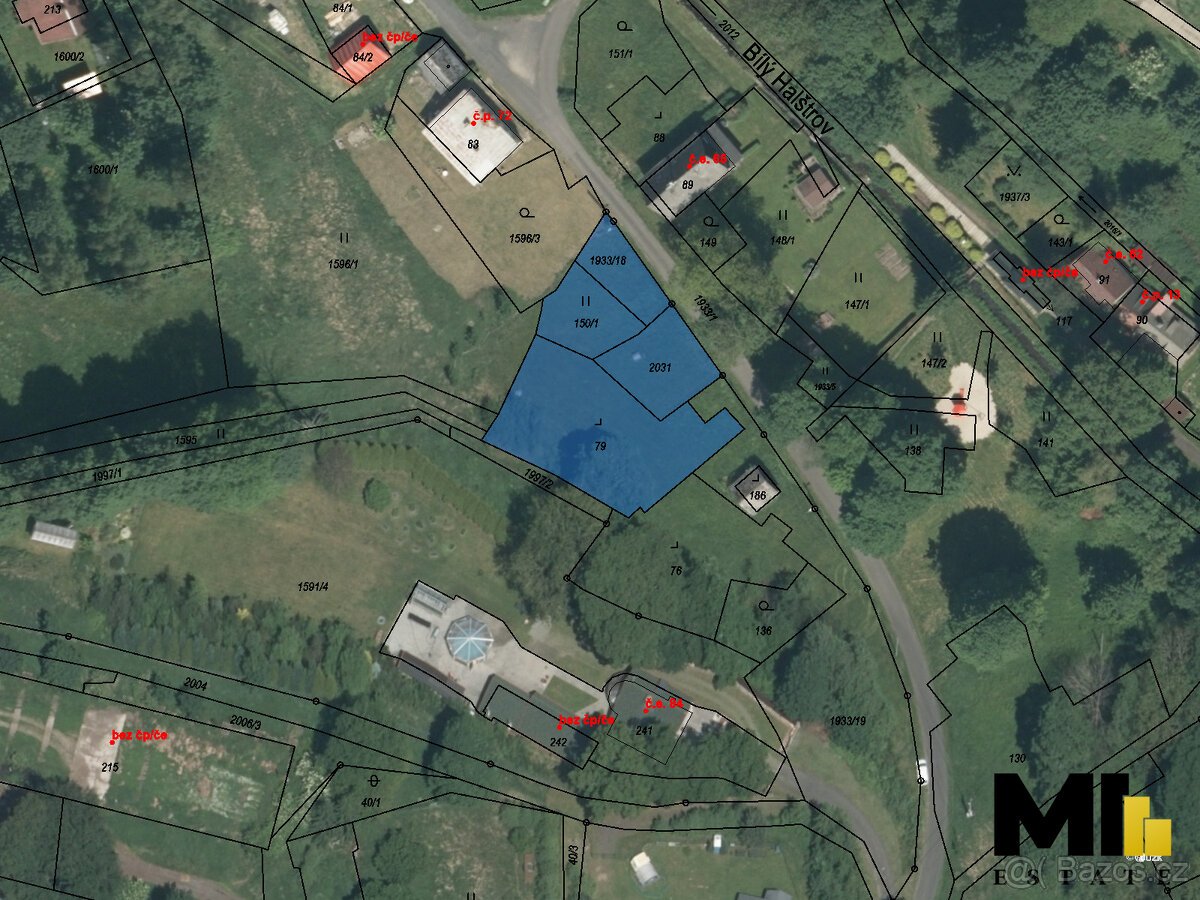 Prodej stavebních pozemků v obci Dolní Paseka o celkové výmě