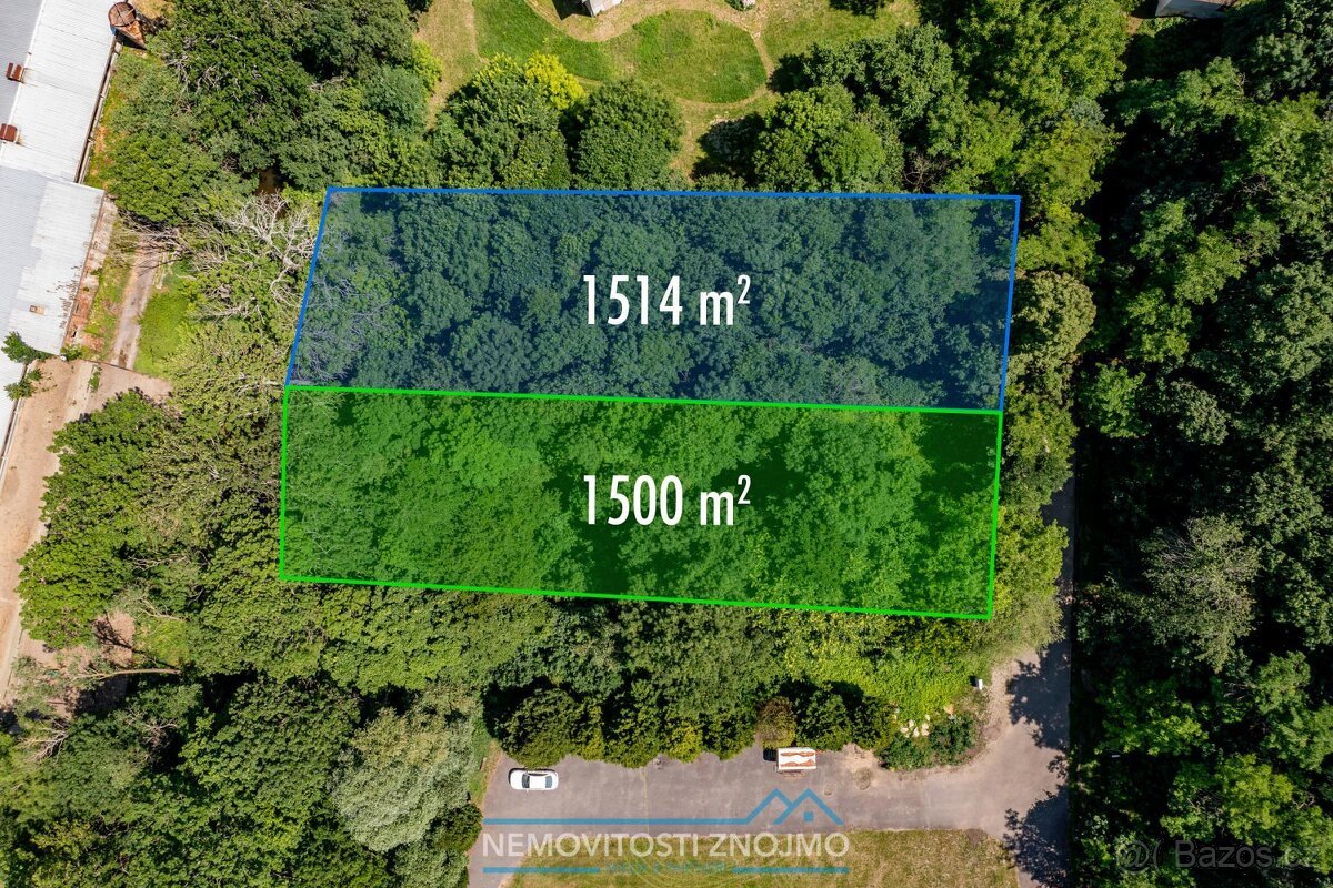 Prodej stavebního pozemku, 1514m2, k.ú. Jaroslavice u Znojma
