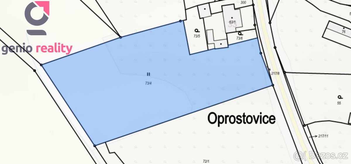Pozemek Oprostovice – investiční příležitost s potenciálem b