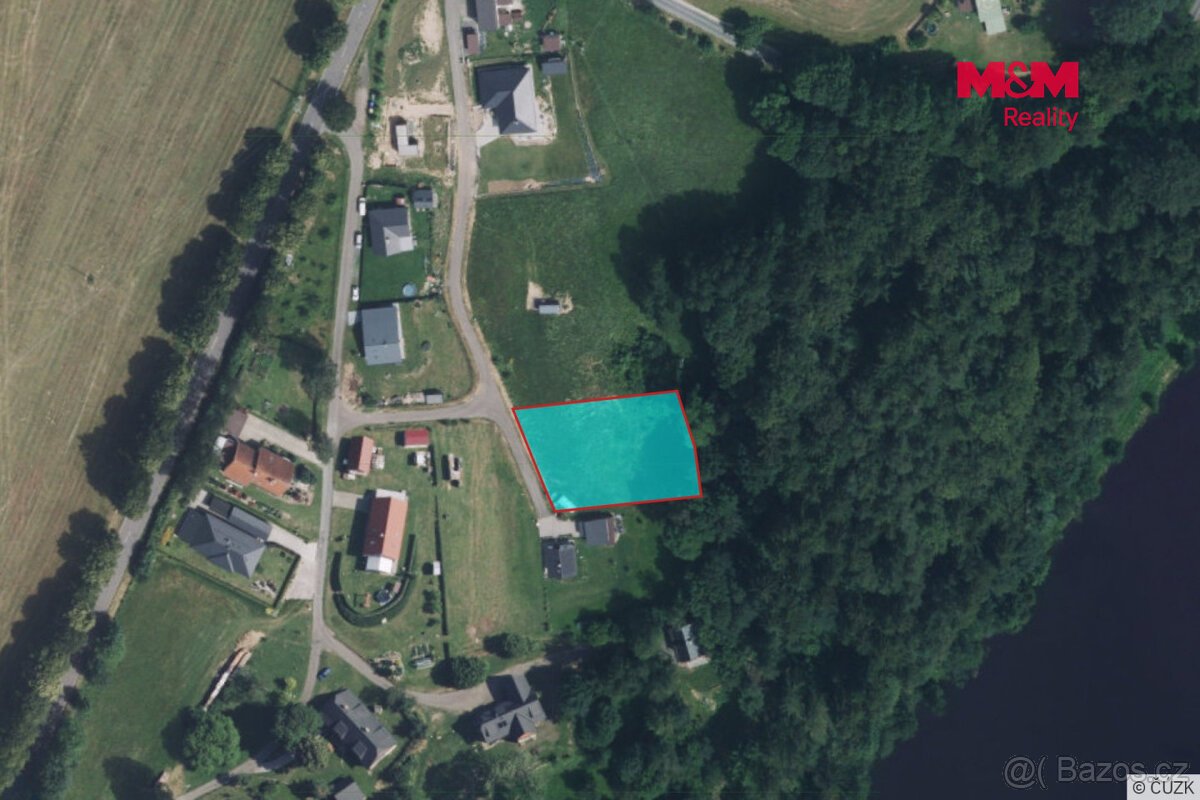 Prodej pozemku k bydlení, 1 543 m², Nekoř