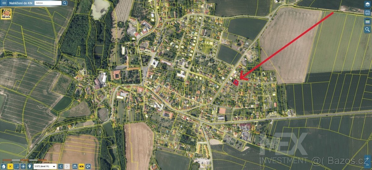 Prodej útulného pozemku v obci Zásmuky - 610 m2
