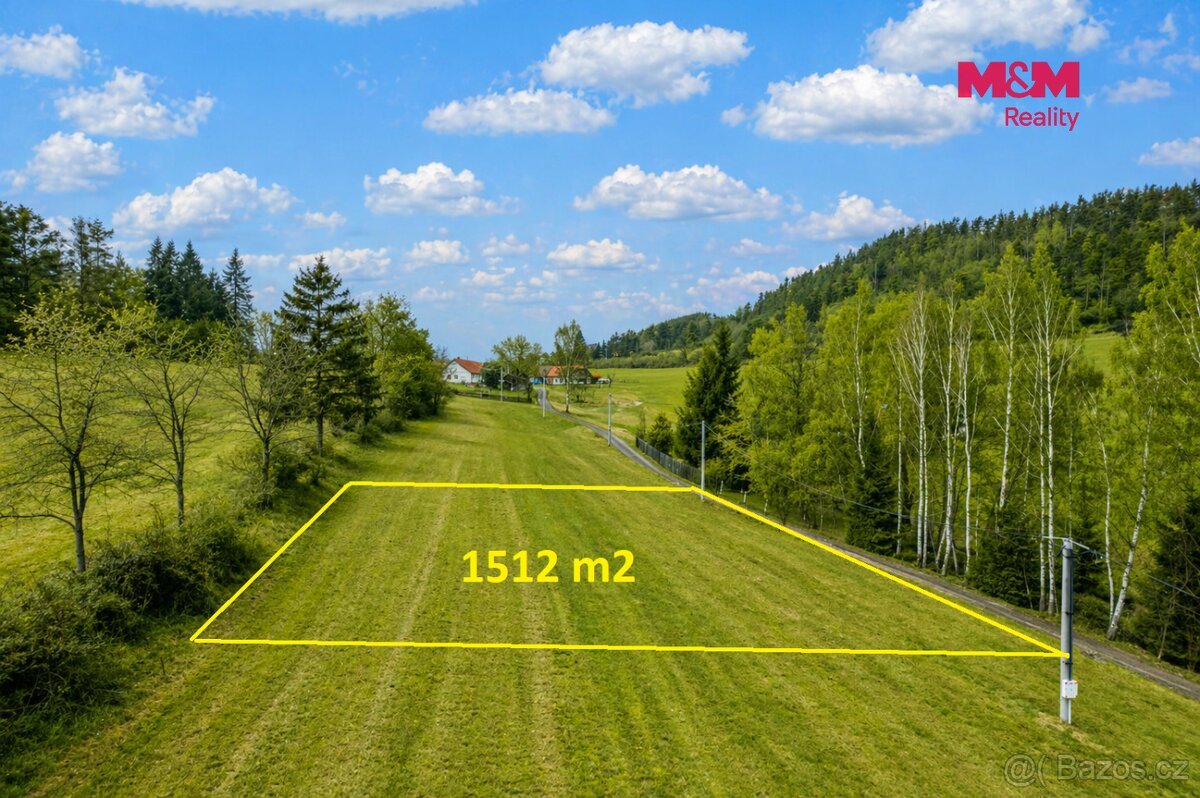 Prodej pozemku, 1512 m², Milešov