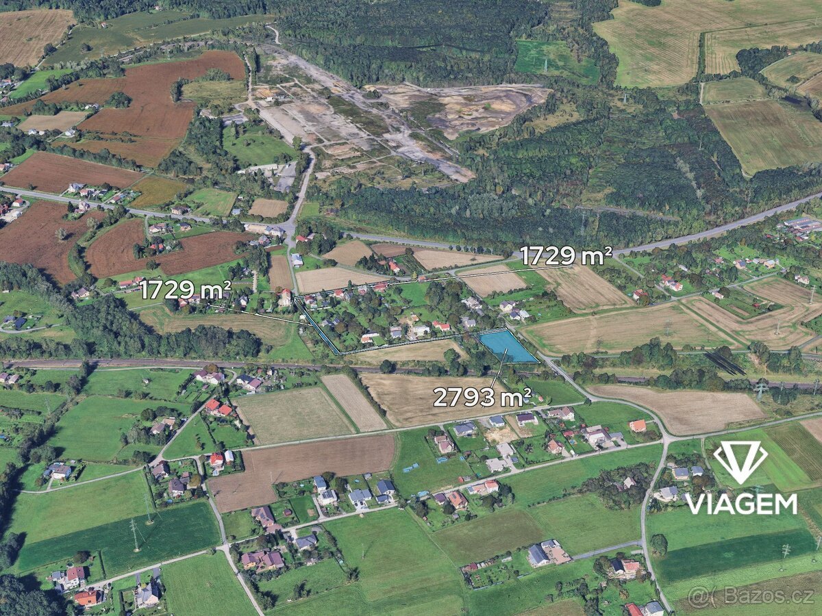 Spekulační - rezidenční 4 522 m², Podíl 50 % o výměře 1 520