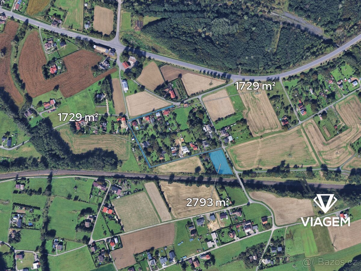 Spekulační - rezidenční 4 522 m², Podíl 50 % o výměře 1 520