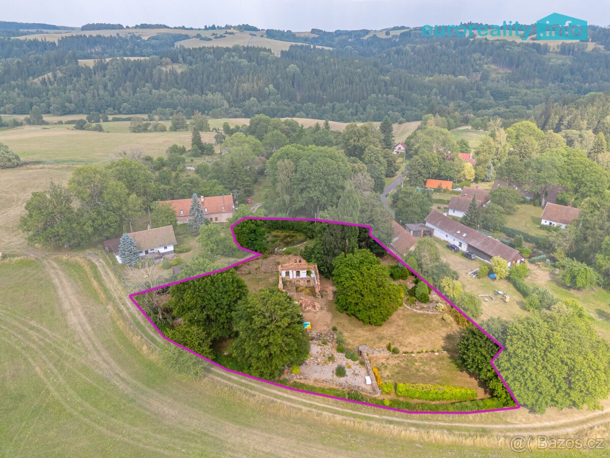 Prodej pozemky, 4 514 m², Martinov u Vlkovic