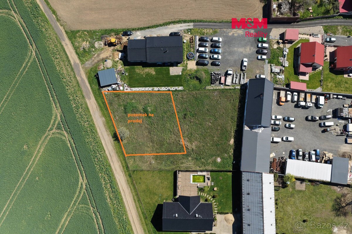 Prodej pozemku k bydlení, 832 m², Droužkovice