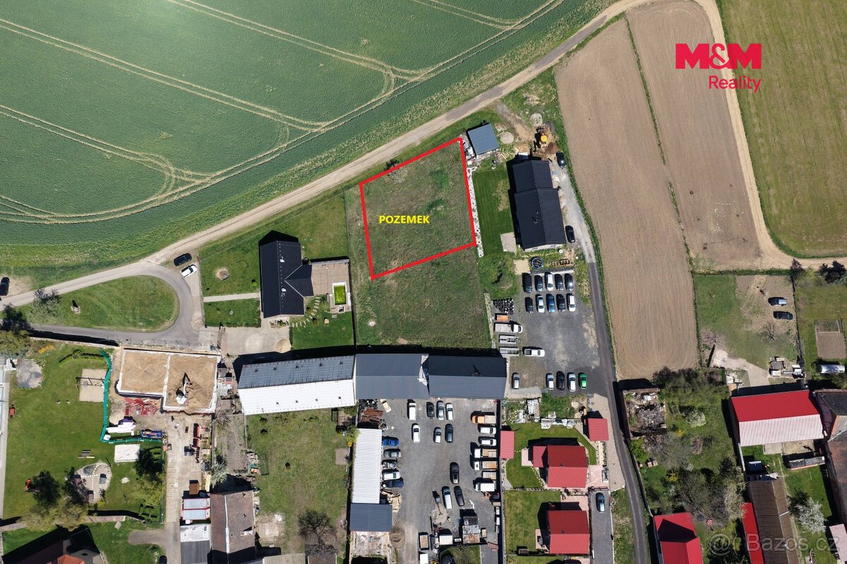 Prodej pozemku k bydlení, 832 m², Droužkovice