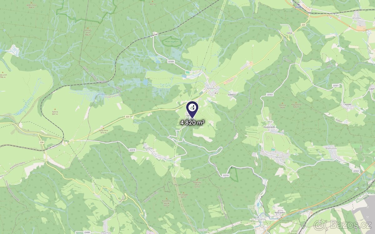 Prodej louky v k.ú. Třebíška, ev.č. 2026-08-05-075712