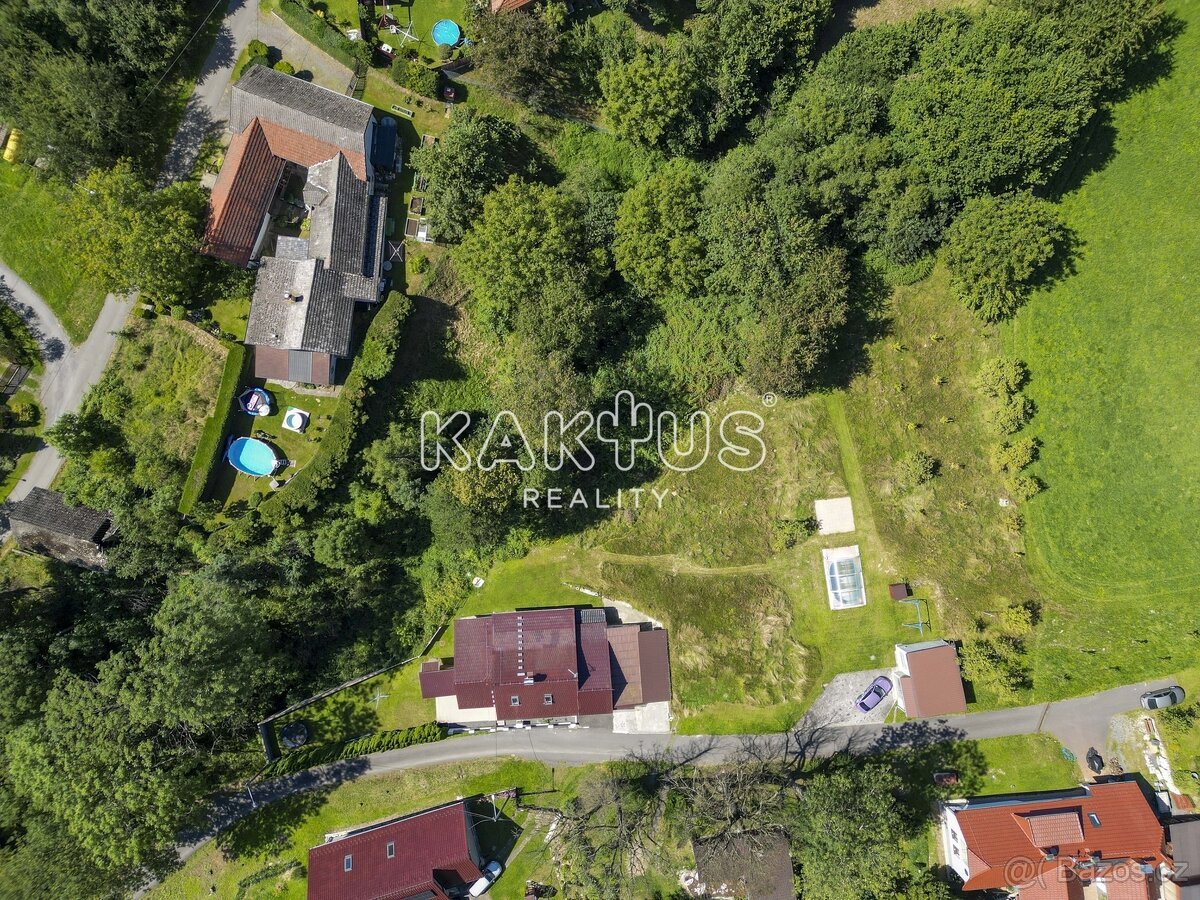 Stavební pozemek 1 400 m² – Blahutovice, okr. Nový Jičín