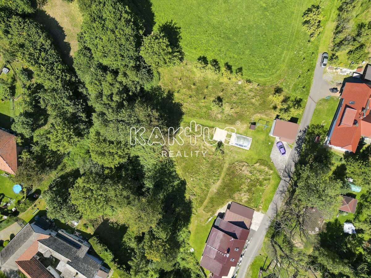 Stavební pozemek 1 400 m² – Blahutovice, okr. Nový Jičín