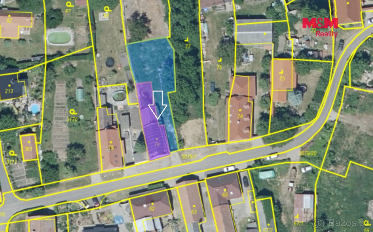 Prodej pozemku k bydlení, 619 m², Podbořany