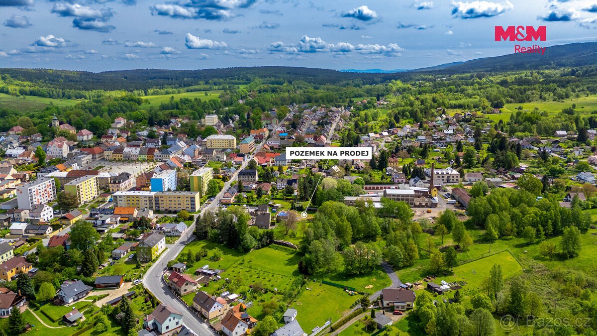 Prodej pozemku k bydlení, 1036 m², Nové Město pod Smrkem
