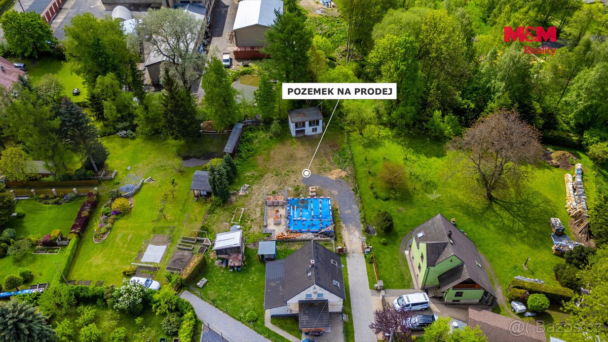 Prodej pozemku k bydlení, 1036 m², Nové Město pod Smrkem