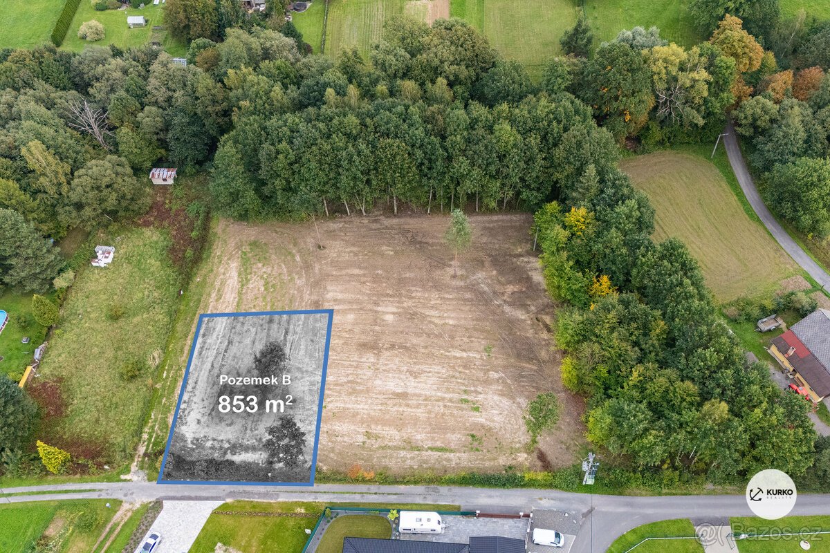 Prodej stavebního pozemku 853 m², Dolní Domaslavice
