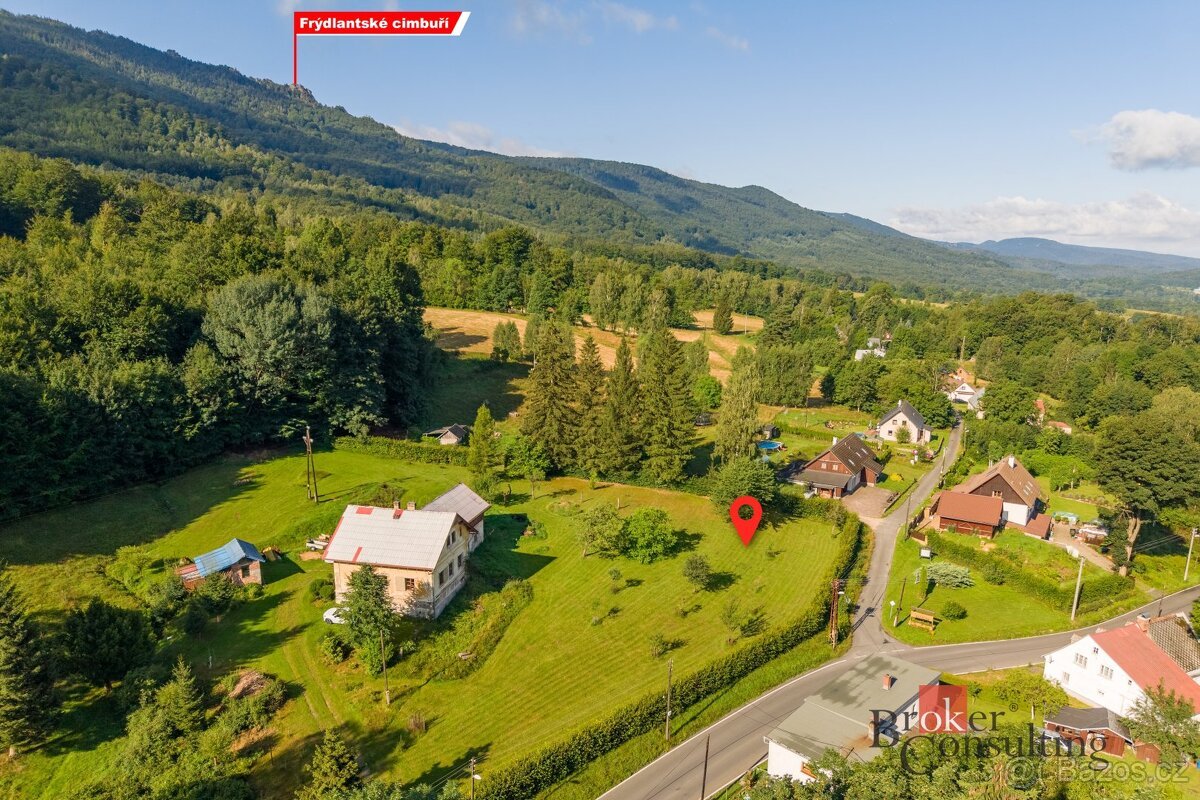 Prodej, pozemky/bydlení, 1200 m2, Bílý Potok , Liberec [ID 8