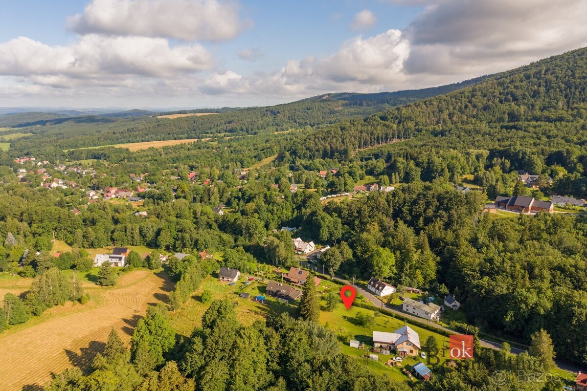 Prodej, pozemky/bydlení, 1200 m2, Bílý Potok , Liberec [ID 8