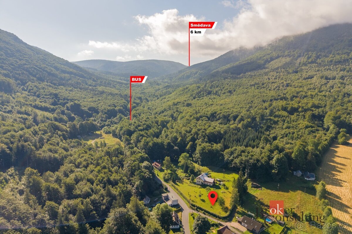 Prodej, pozemky/bydlení, 1200 m2, Bílý Potok , Liberec [ID 8