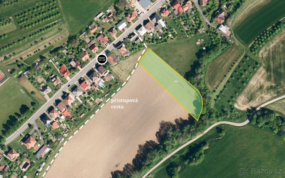 Zemědělská půda, prodej, Slopné, Zlín