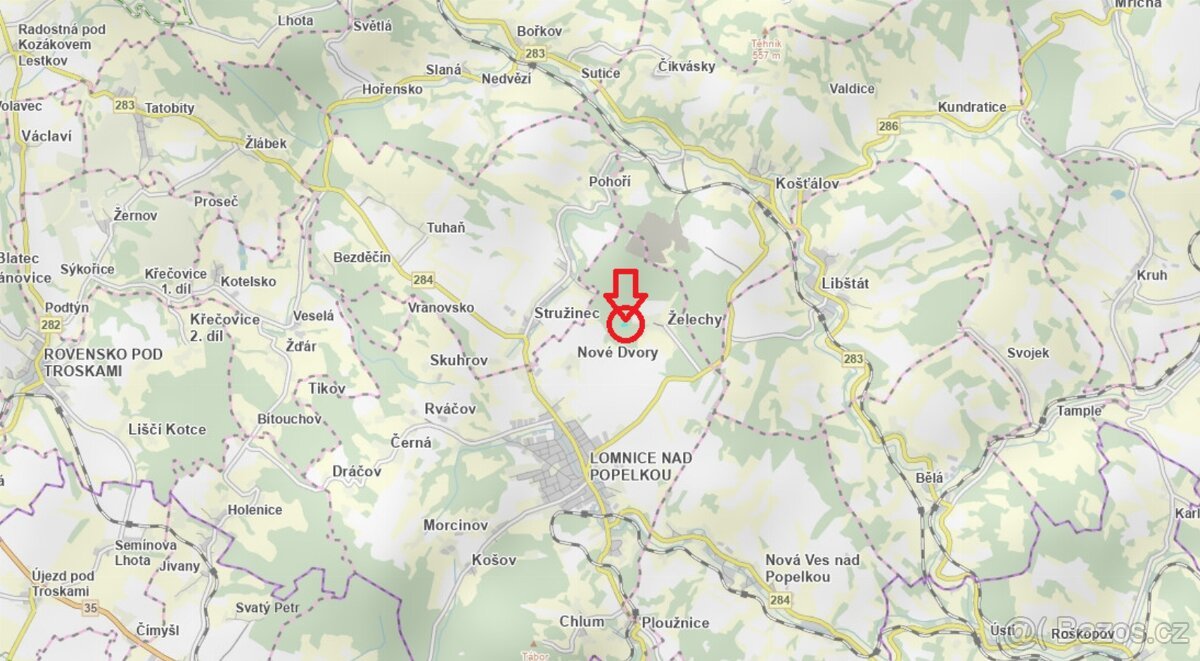 Prodej lesního pozemku k.ú. Želechy