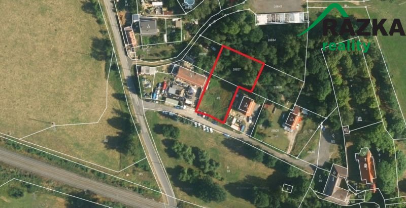 Stavební pozemek (1661 m2) Nebanice, okr. Cheb