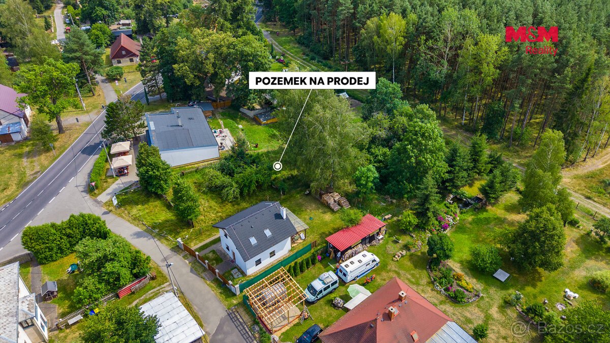 Prodej pozemku k bydlení, 1263 m², Ralsko - Hradčany