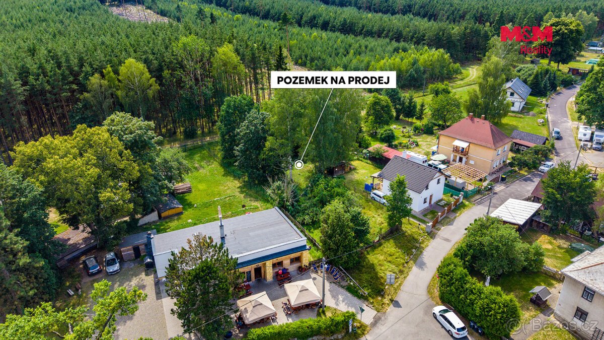 Prodej pozemku k bydlení, 1263 m², Ralsko - Hradčany